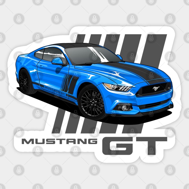 Mustang GT Sticker by idrdesign